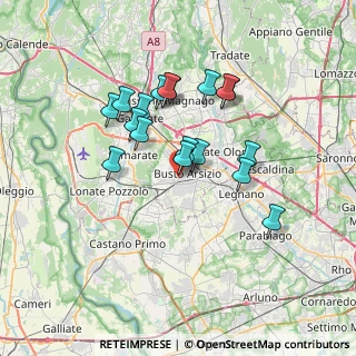 Mappa Via G. Espinasse, 20013 Busto Arsizio VA, Italia (6.01056)