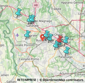 Mappa Via G. Espinasse, 20013 Busto Arsizio VA, Italia (6.59)