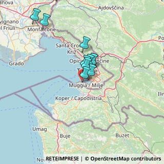 Mappa Via Per Lazzaretto, 34015 Muggia TS, Italia (15.18833)