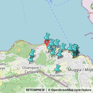 Mappa Via Per Lazzaretto, 34015 Muggia TS, Italia (0.9475)