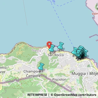 Mappa Via Per Lazzaretto, 34015 Muggia TS, Italia (1.239)