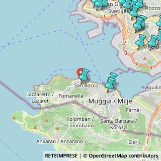 Mappa Via Per Lazzaretto, 34015 Muggia TS, Italia (3.7565)