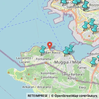 Mappa Via Per Lazzaretto, 34015 Muggia TS, Italia (3.8395)