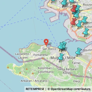Mappa Via Per Lazzaretto, 34015 Muggia TS, Italia (3.376)