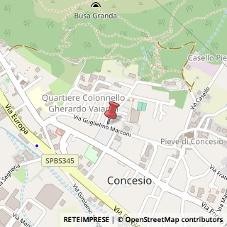 Mappa Via Cesare Battisti, 1, 25125 Concesio, Brescia (Lombardia)