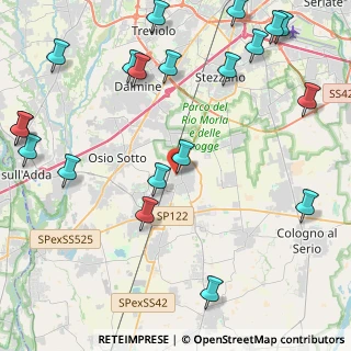 Mappa Via San Giovanni Bosco, 24049 Verdello BG, Italia (5.8825)