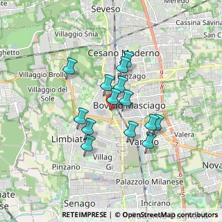 Mappa Via Luigi Settembrini, 20051 Limbiate MB, Italia (1.33714)