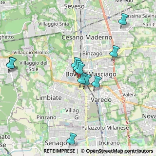 Mappa Via Luigi Settembrini, 20051 Limbiate MB, Italia (1.83273)