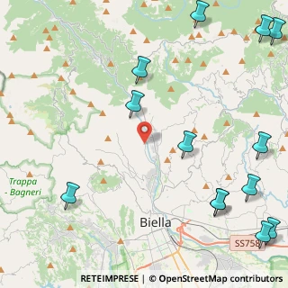 Mappa Via Enrico Toti, 13816 Sagliano Micca BI, Italia (6.50385)