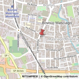 Mappa Corso Milano, 49, 20813 Bovisio-Masciago, Monza e Brianza (Lombardia)
