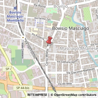 Mappa Corso Milano, 32, 20813 Bovisio-Masciago, Monza e Brianza (Lombardia)