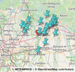 Mappa Piazza Omodei, 20056 Trezzo sull'Adda MI, Italia (11.612)