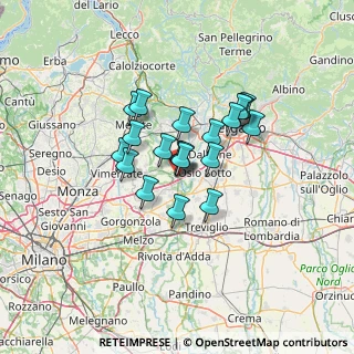 Mappa Piazza Omodei, 20056 Trezzo sull'Adda MI, Italia (9.257)