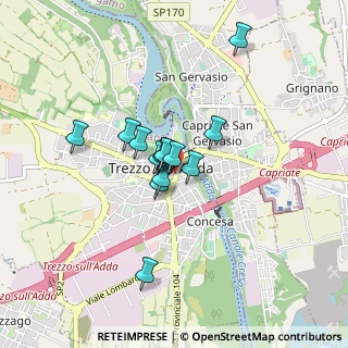 Mappa Piazza Omodei, 20056 Trezzo sull'Adda MI, Italia (0.56929)