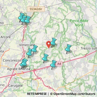 Mappa SP 176, 20882 Bellusco MB, Italia (4.36091)
