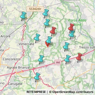 Mappa SP 176, 20882 Bellusco MB, Italia (4.07923)