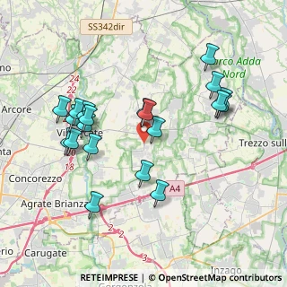 Mappa SP 176, 20882 Bellusco MB, Italia (3.845)