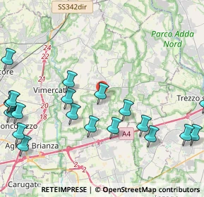 Mappa SP 176, 20882 Bellusco MB, Italia (5.4425)