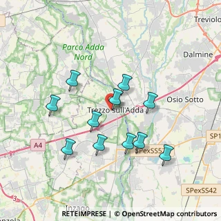 Mappa Via Monsignor G. Grisetti, 20056 Trezzo sull'Adda MI, Italia (3.39727)