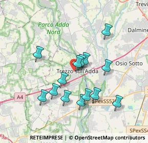 Mappa Via Monsignor G. Grisetti, 20056 Trezzo sull'Adda MI, Italia (3.28786)