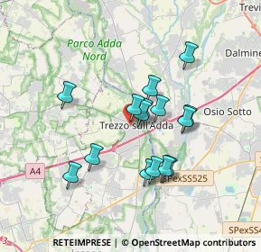 Mappa Via Monsignor G. Grisetti, 20056 Trezzo sull'Adda MI, Italia (2.89533)