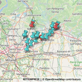 Mappa Via Monsignor G. Grisetti, 20056 Trezzo sull'Adda MI, Italia (10.468)