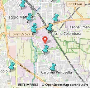 Mappa Via Enrico Fermi, 21042 Caronno Pertusella VA, Italia (1.05909)