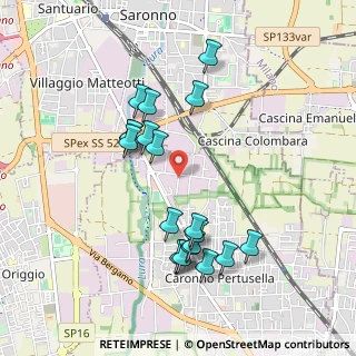 Mappa Via Enrico Fermi, 21042 Caronno Pertusella VA, Italia (0.934)