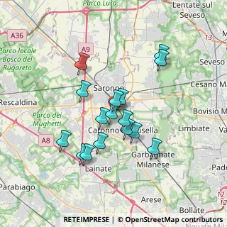 Mappa Via G. Ferraris, 21042 Caronno Pertusella VA, Italia (2.98563)