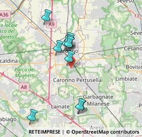 Mappa Via G. Ferraris, 21042 Caronno Pertusella VA, Italia (3.28273)