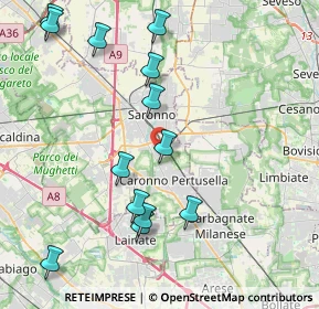 Mappa Via Enrico Fermi, 21042 Caronno Pertusella VA, Italia (4.55077)