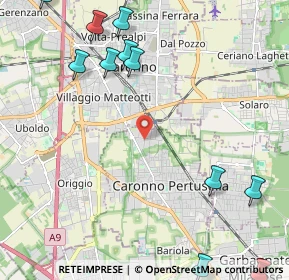 Mappa Via Enrico Fermi, 21042 Caronno Pertusella VA, Italia (2.99909)