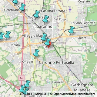 Mappa Via Enrico Fermi, 21042 Caronno Pertusella VA, Italia (3.18714)