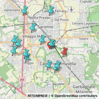 Mappa Via Enrico Fermi, 21042 Caronno Pertusella VA, Italia (2.06)