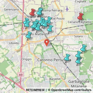 Mappa Via Enrico Fermi, 21042 Caronno Pertusella VA, Italia (2.345)