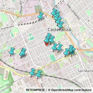 Mappa Via Camillo Cavour, 21053 Castellanza VA, Italia (0.5075)