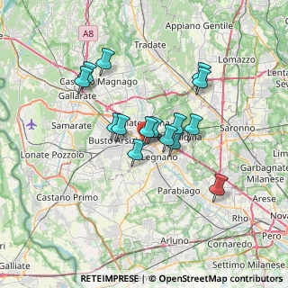 Mappa Via Camillo Cavour, 21053 Castellanza VA, Italia (5.51333)