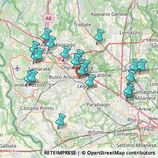 Mappa Via Camillo Cavour, 21053 Castellanza VA, Italia (8.2985)
