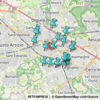 Mappa Via Camillo Cavour, 21053 Castellanza VA, Italia (1.4835)