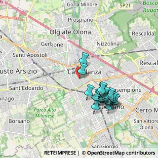 Mappa Via Camillo Cavour, 21053 Castellanza VA, Italia (1.7665)