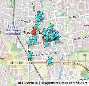 Mappa Via Piave, 20813 Bovisio-Masciago MB, Italia (0.277)