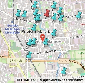 Mappa Piazza S. Martino, 20813 Bovisio-Masciago MB, Italia (0.533)