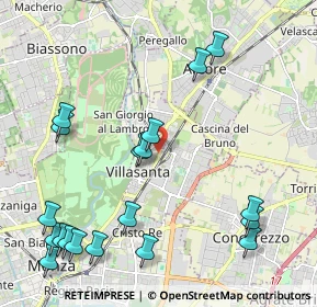 Mappa 20852 Villasanta MB, Italia (2.63105)