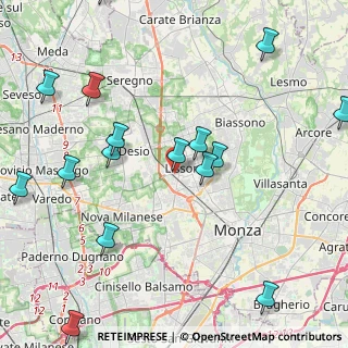 Mappa Via Vincenzo Bellini, 20851 Lissone MB, Italia (5.31563)