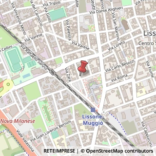 Mappa Via Vincenzo Bellini, 13, 20851 Lissone, Monza e Brianza (Lombardia)