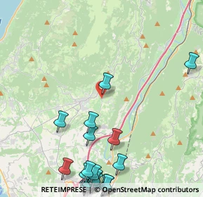 Mappa Via Pazzon Platano, 37013 Caprino Veronese VR, Italia (6.0625)