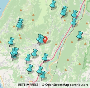 Mappa Via Pazzon Platano, 37013 Caprino Veronese VR, Italia (5.0075)