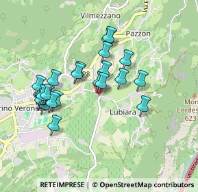 Mappa Via Pazzon Platano, 37013 Caprino Veronese VR, Italia (0.82609)