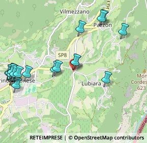 Mappa Via Pazzon Platano, 37013 Caprino Veronese VR, Italia (1.2695)