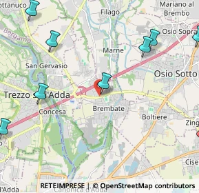 Mappa Via Grignano, 24046 Brembate BG, Italia (3.27)